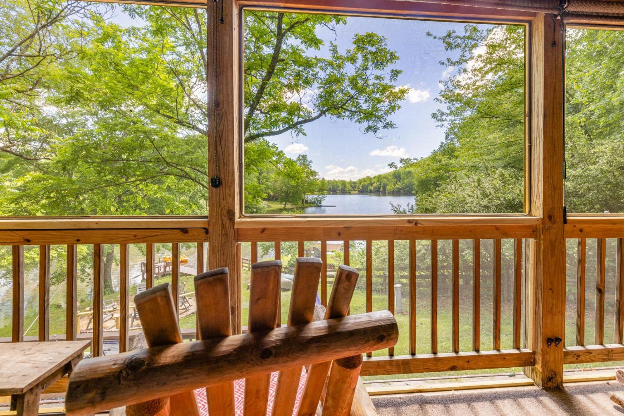 Waterfront Cabin 20 Mins To National Park & Massanutten! Stanardsville Exterior foto